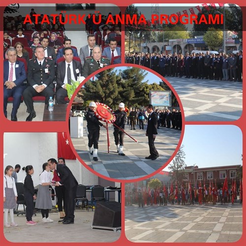 İlçemizde 10 Kasım Atatürk'ü Anma Programı Gerçekleştirildi.